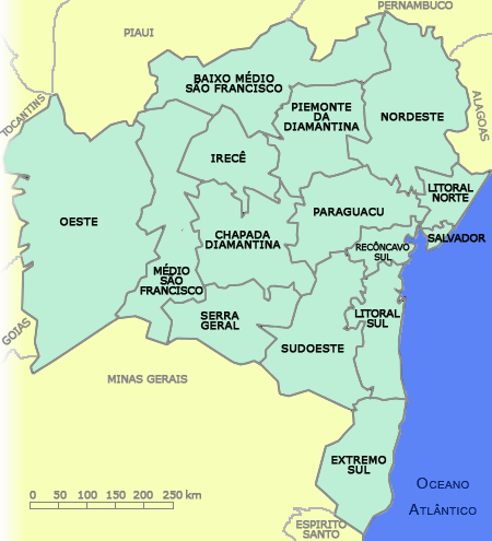 mapa do brasil por regioes. Micro-Regiões : 32